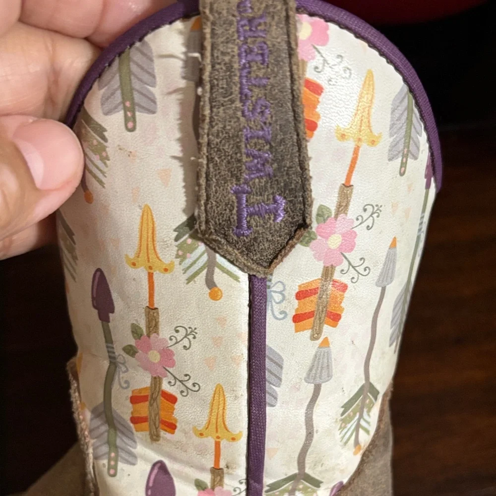 Twister Hannah Girl’s Purple Toddler Cowboy Boots